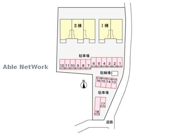 フランアンジュⅠ・Ⅱ（高崎市小八木町）の物件内観写真